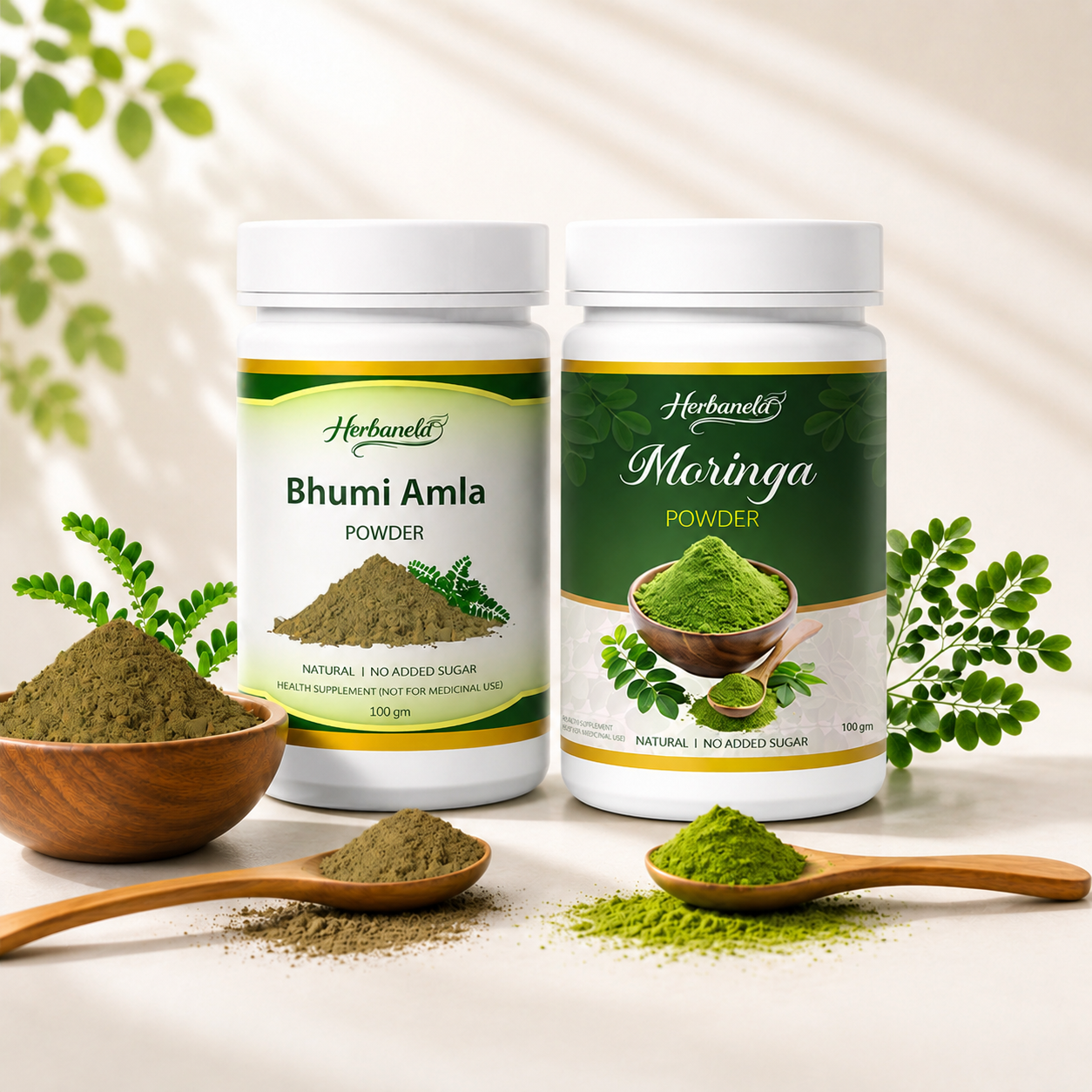 Moringa and Bhumi Amla Powder Combo